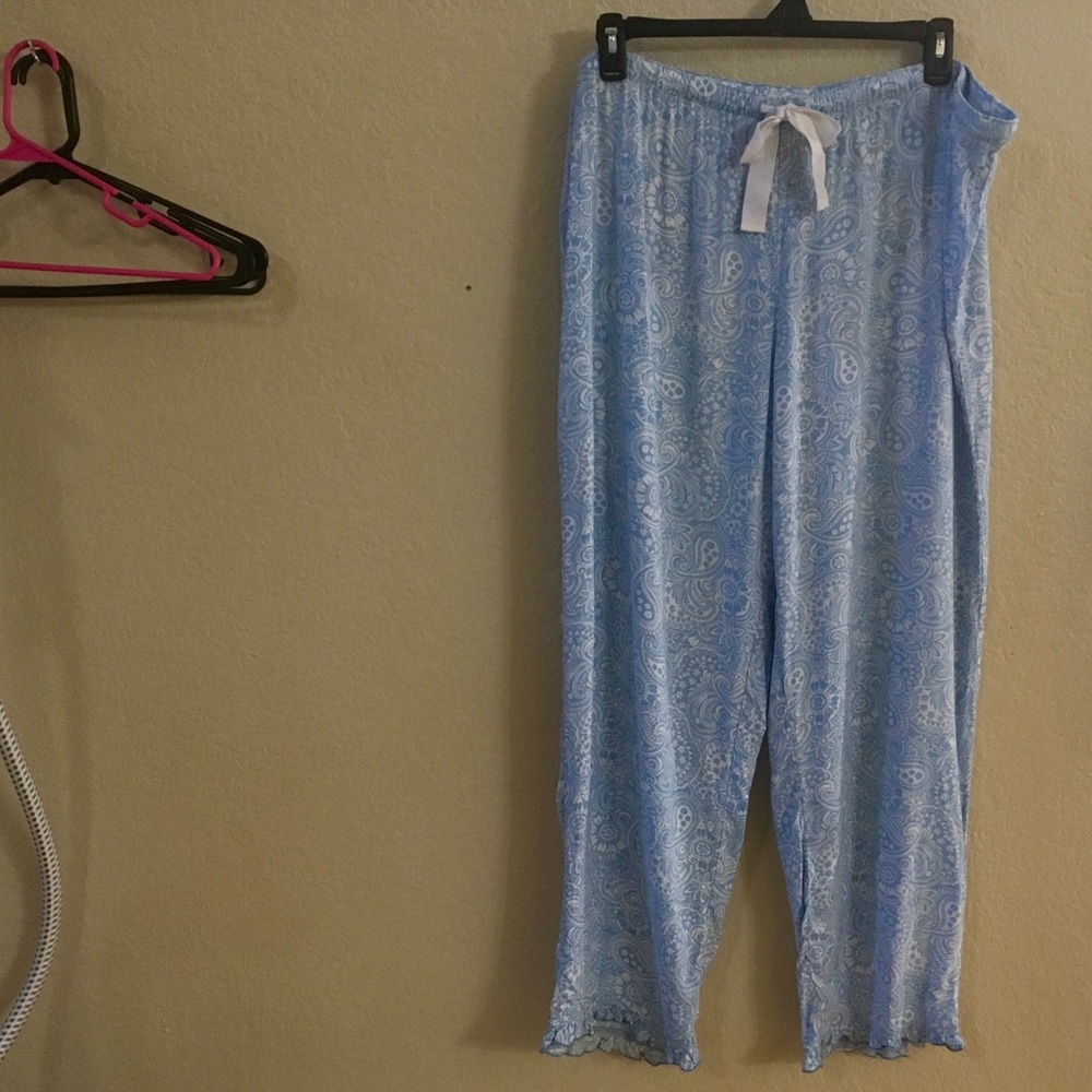 Floral Pajama Pants 3X